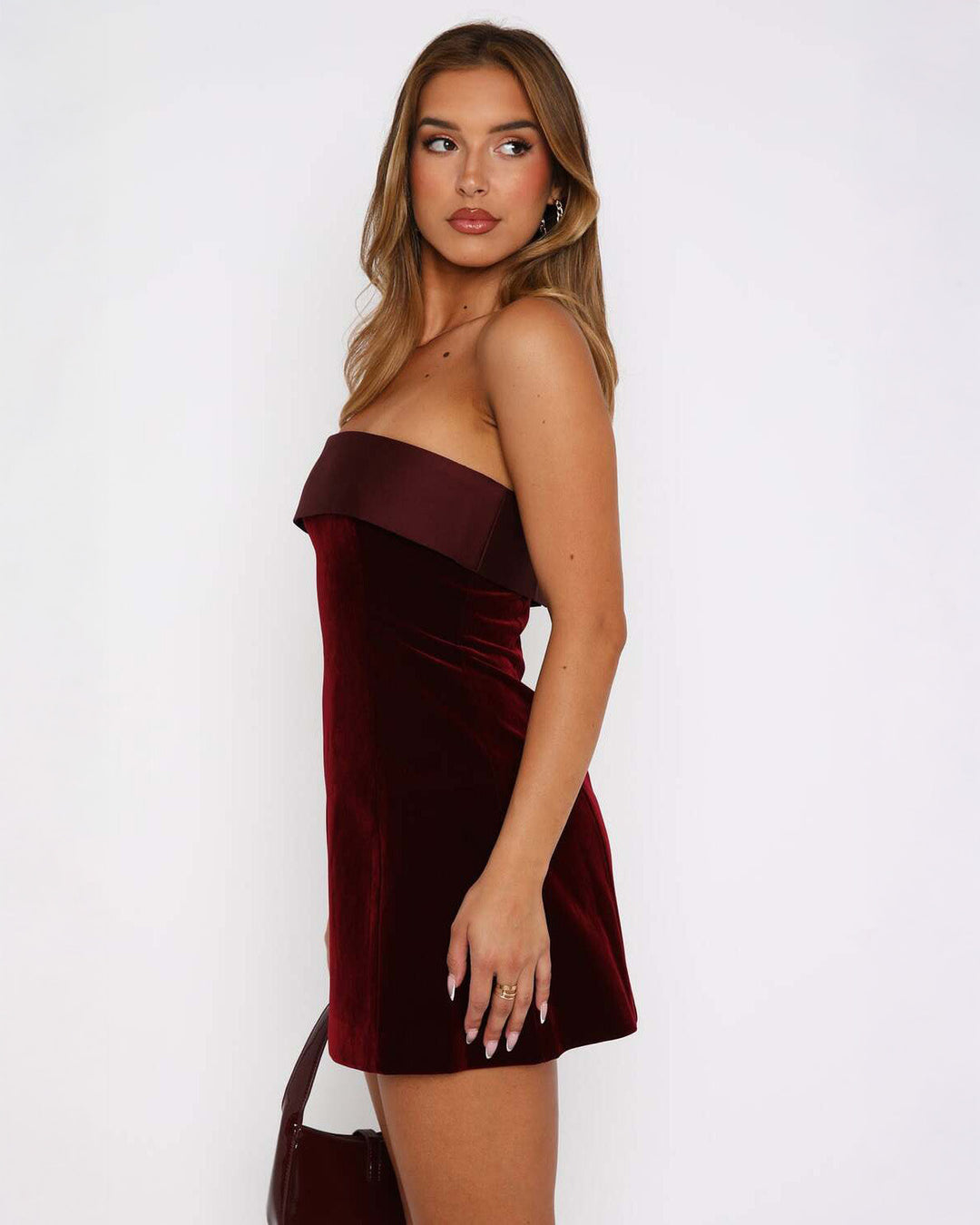 SKYLAR | Velvet Mini Jurk